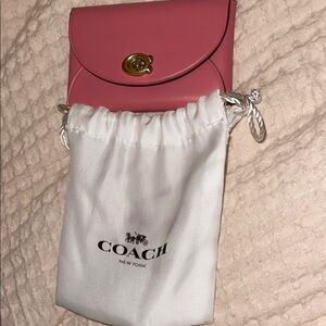 Coach Pink Leather Women's Bag